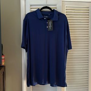 NWT blue Walter Hagen golf polo